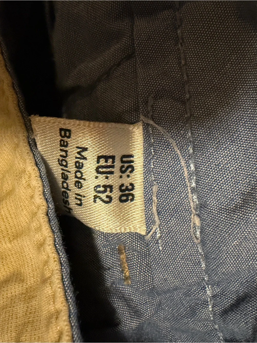 Original Penguin Men's Khaki Flat Front Cotton Shorts